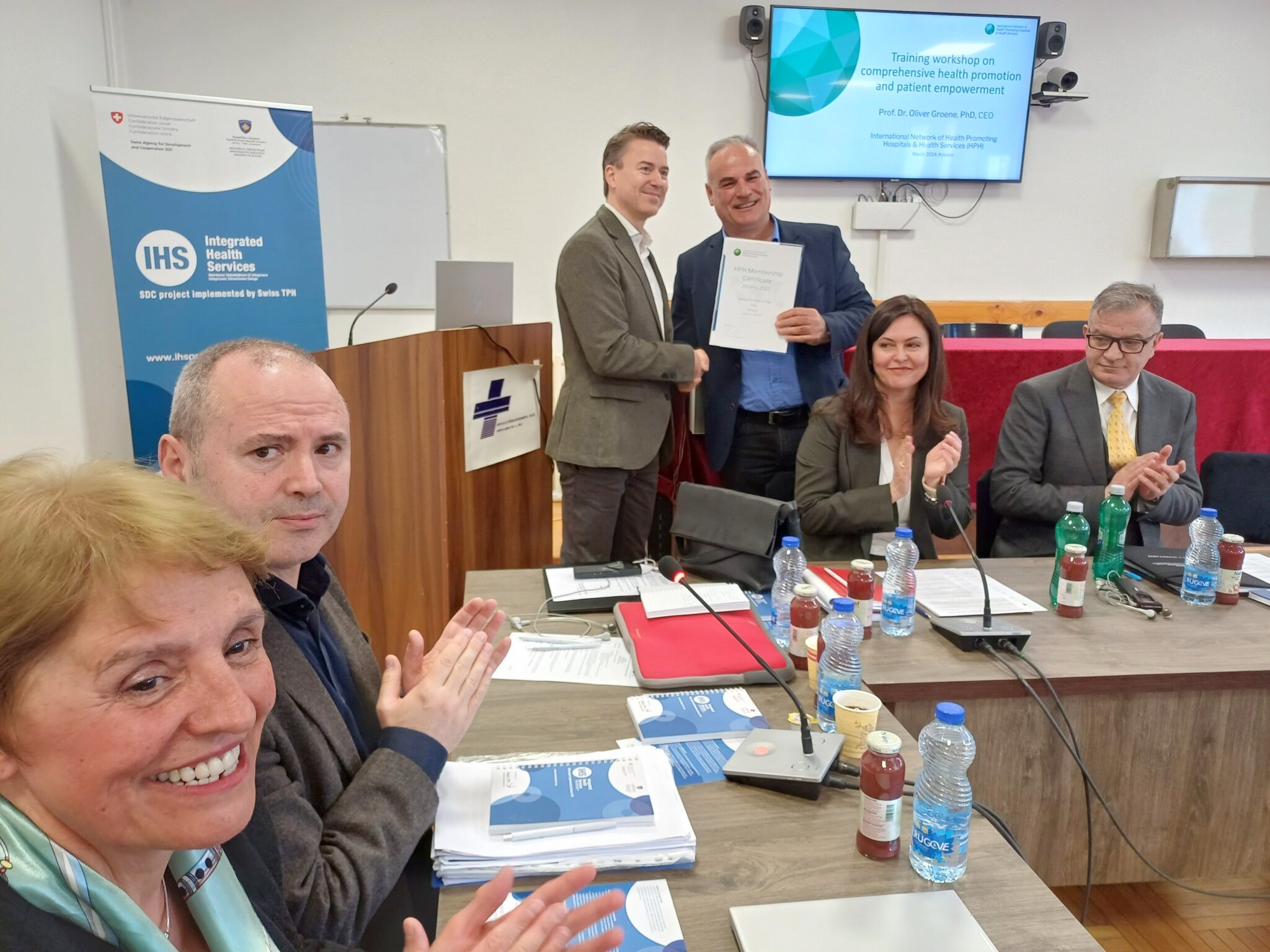 Kosovo hospitals receiving membership to International Network