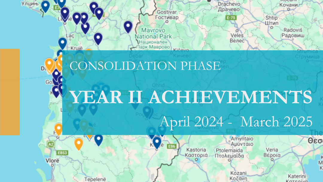 Map of HAP intervention areas