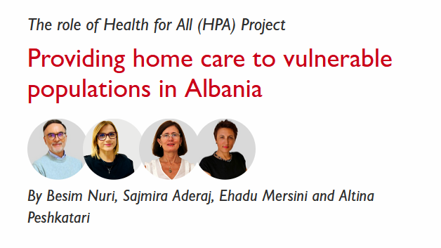 HAP's Team Article on Home Care for the Vulnerable