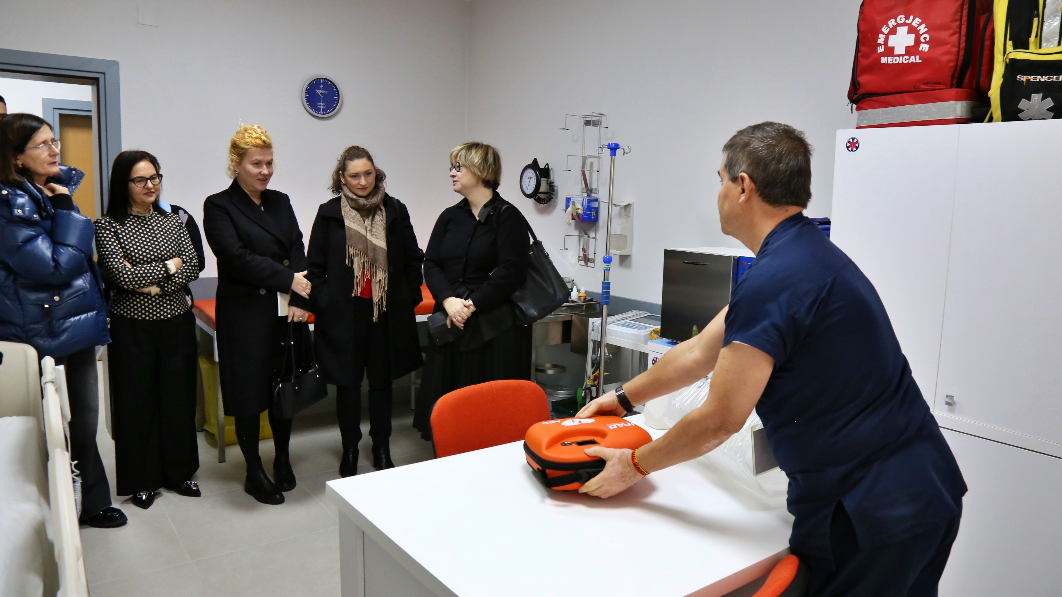 Visit at Dajç Health Centre