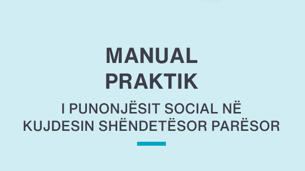 Manual of Social Worker in PHC - Cover