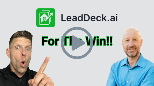 Mark Picks Up 2 Potential Listings In His 1st Week With LeadDeck.ai!