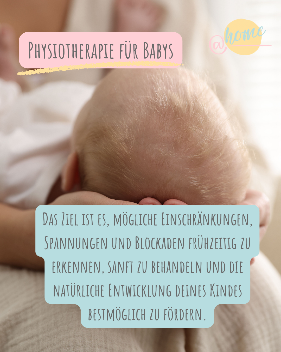 Physiotherapie für Säuglinge & Babys München