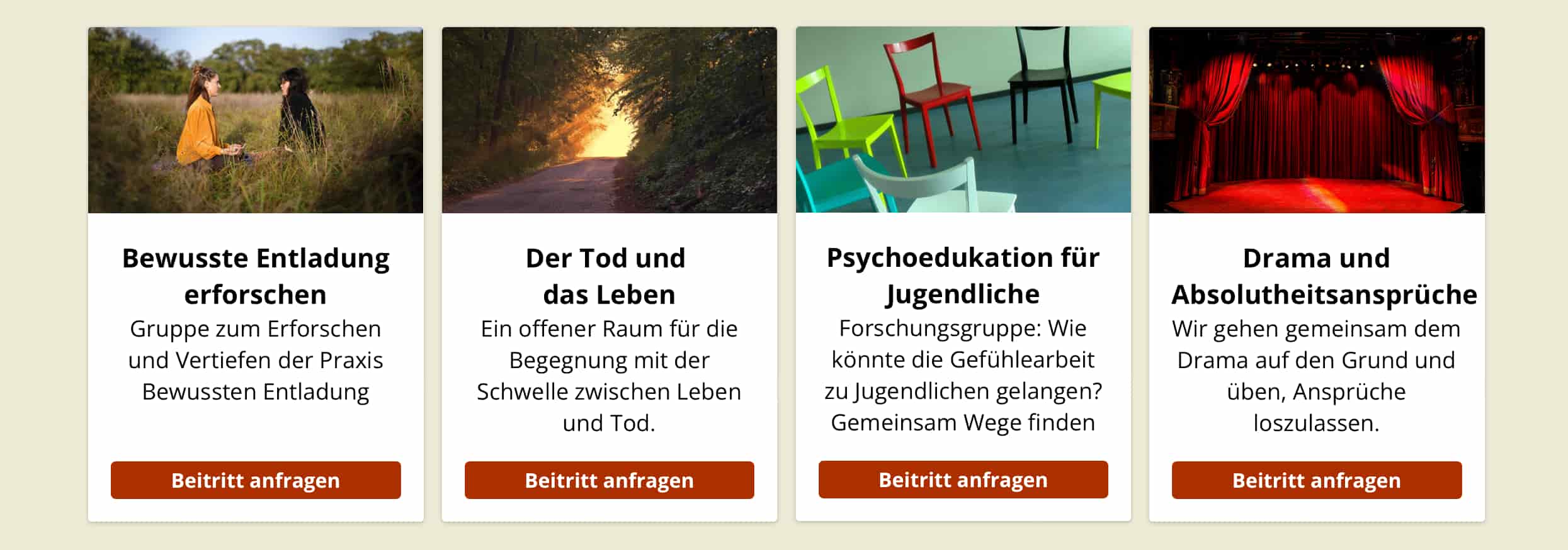 Zur Lebensweise Community