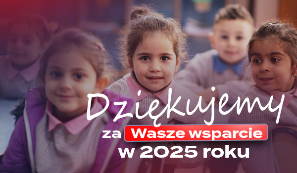 Podziękowanie za wsparcie