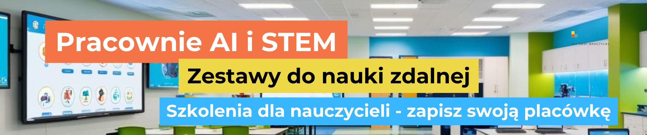 Pracownie AI i STEM - szkolenia dla nauczycieli
