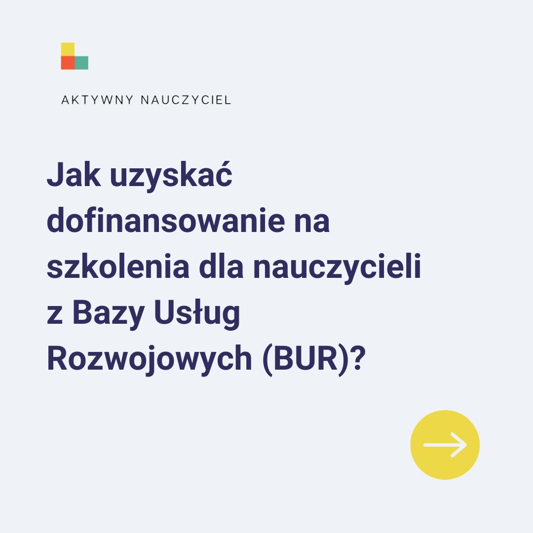 BUR dla nauczycieli