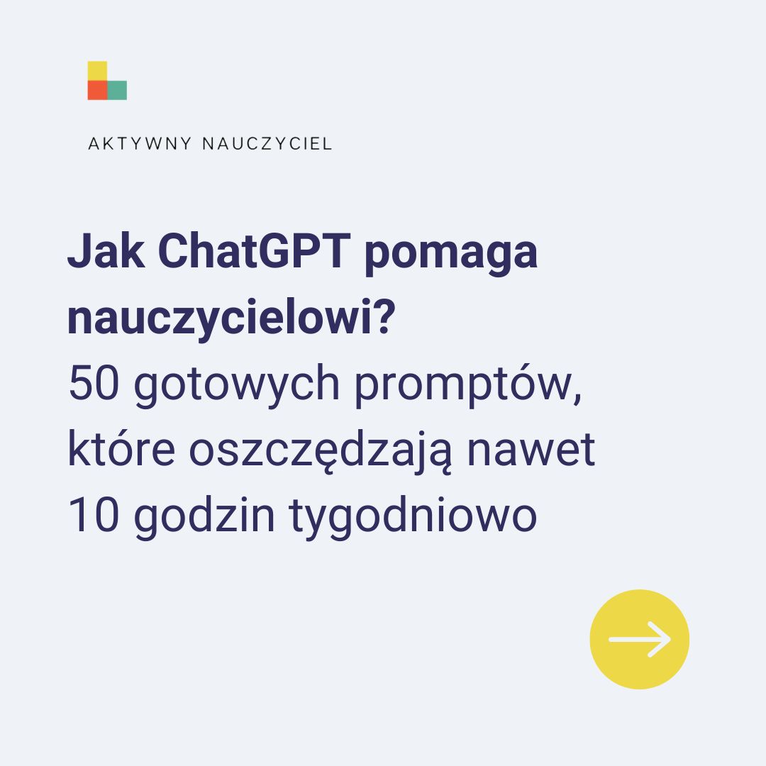 50 promptów dla nauczycieli