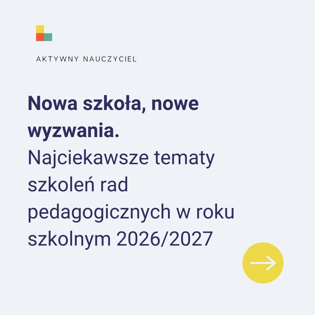 Tematy szkoleń rad pedagogicznych