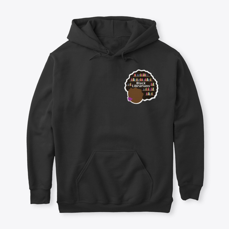 Black Librarians feminine logo hoodie