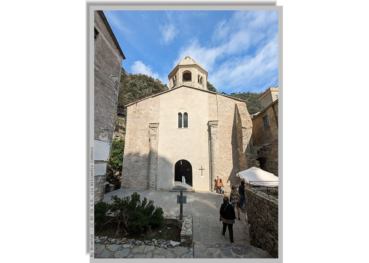 Entrance of San Fruttuoso Abbay