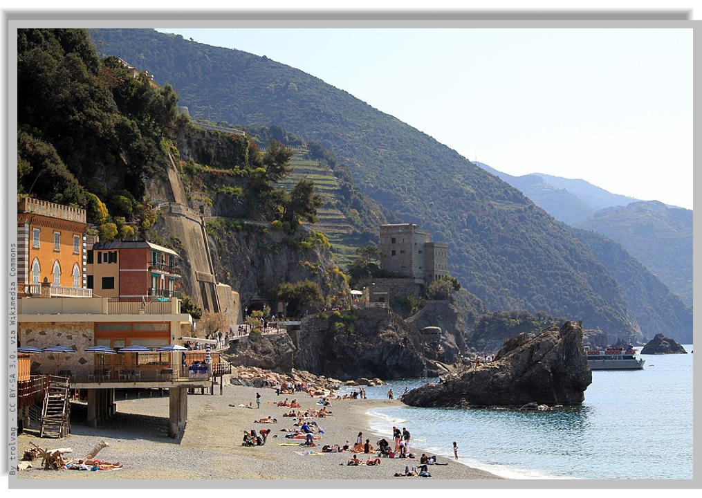 The beach of Monterosso