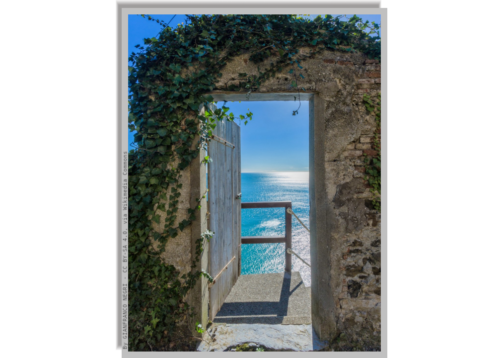 Sea view from the terrace of the Capuchin convent on the hill