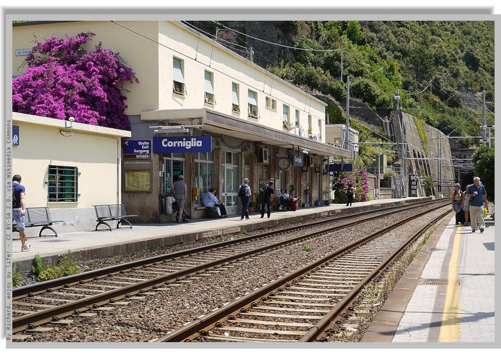 Corniglia coastal railroad station