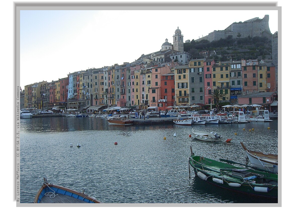 Landscape of the frontline of Portovenere