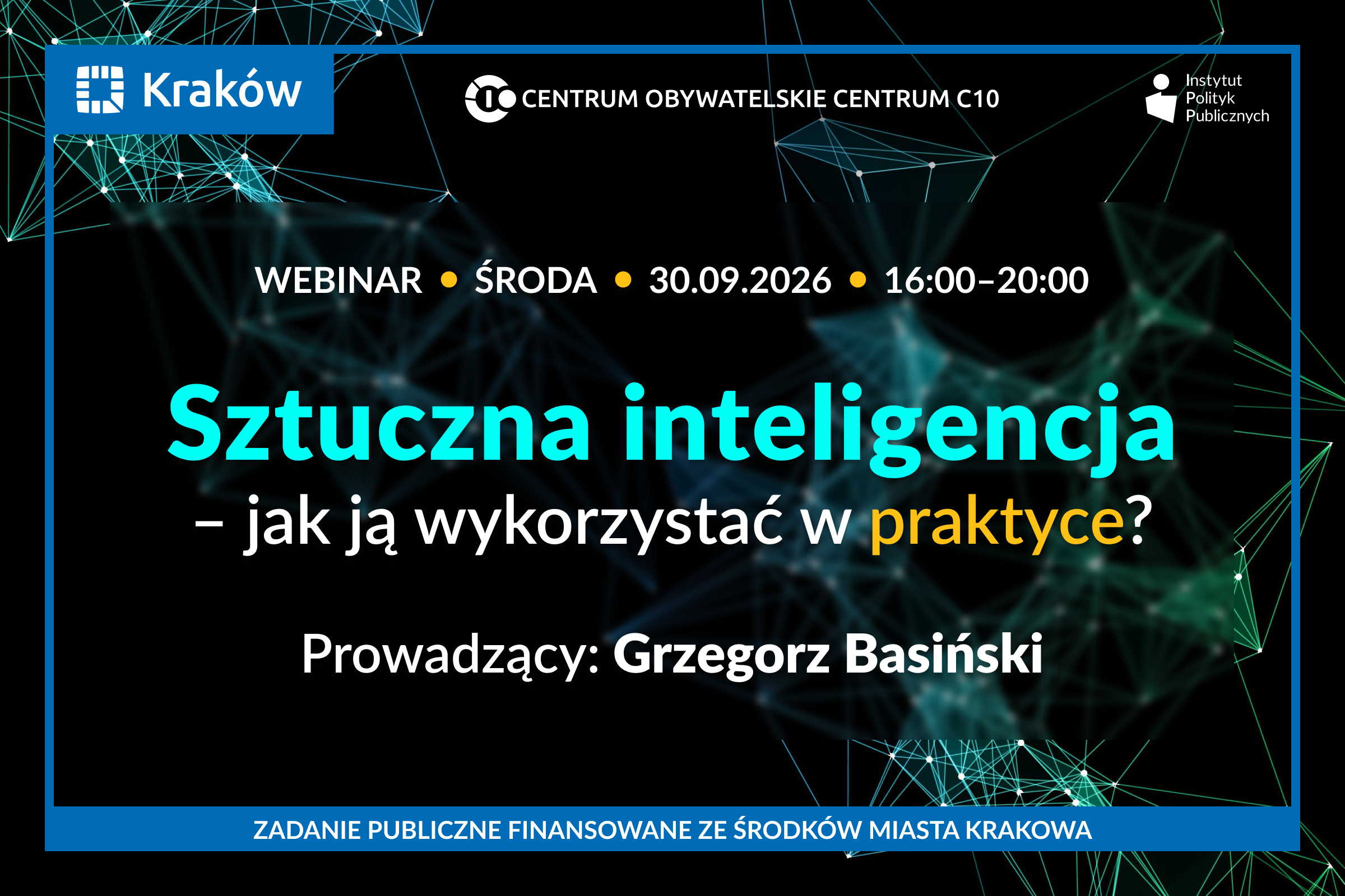 Szkolenie online „Sztuczna inteligencja – jak ją wykorzystać w praktyce?”