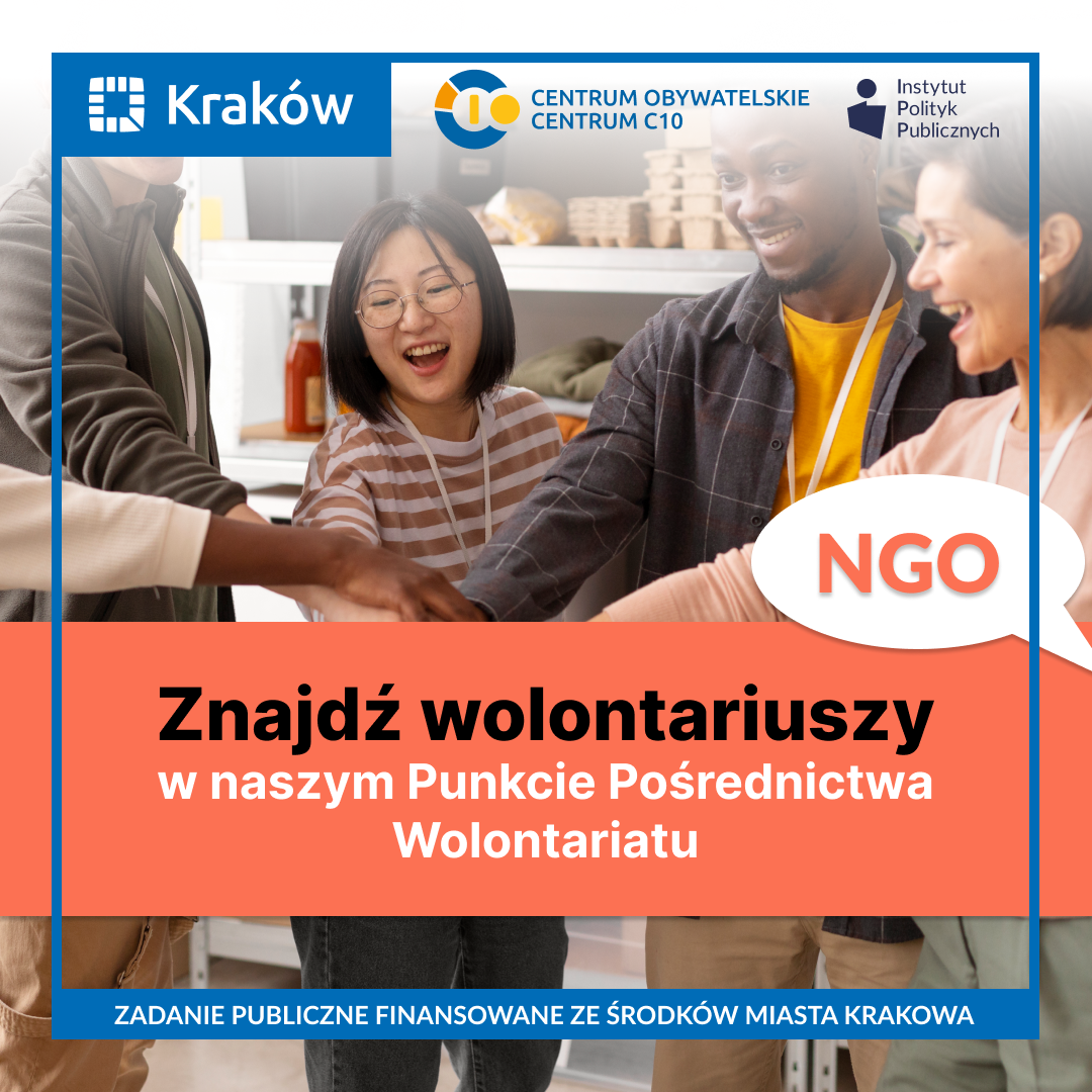 Znajdź wolontariuszy w naszym Punkcie Pośrednictwa Wolontariatu