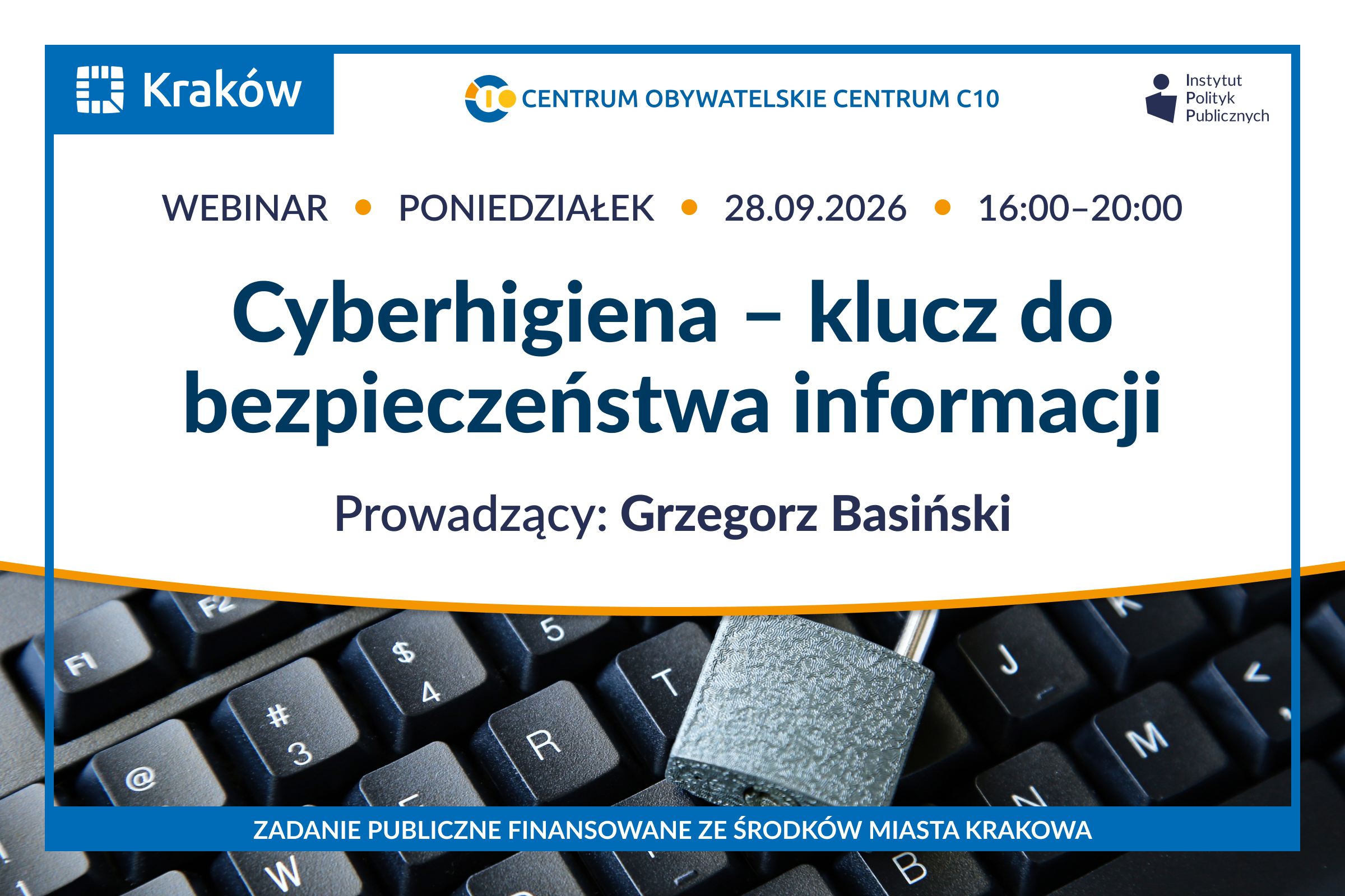 Szkolenie online „Cyberhigiena – klucz do bezpieczeństwa informacji”
