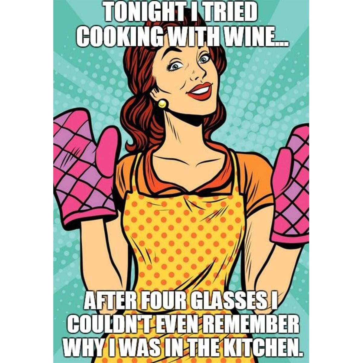 Tonight I tried cooking with wine....