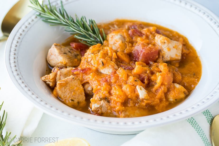 Instant Pot Chicken & Sweet Potatoes 