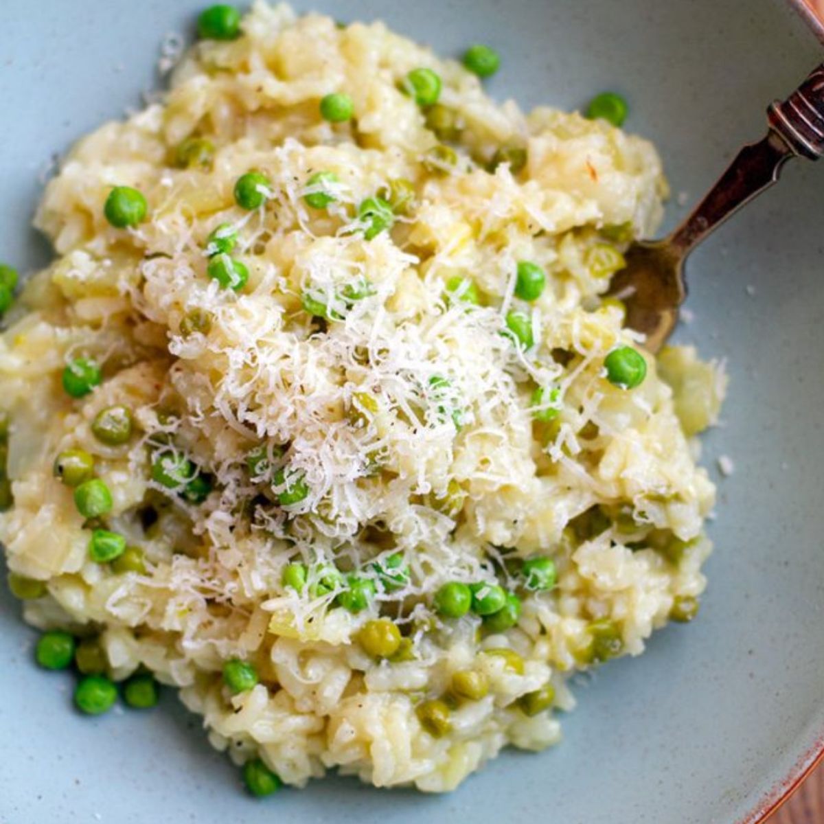 Instant Pot Risotto With Celery & Peas
