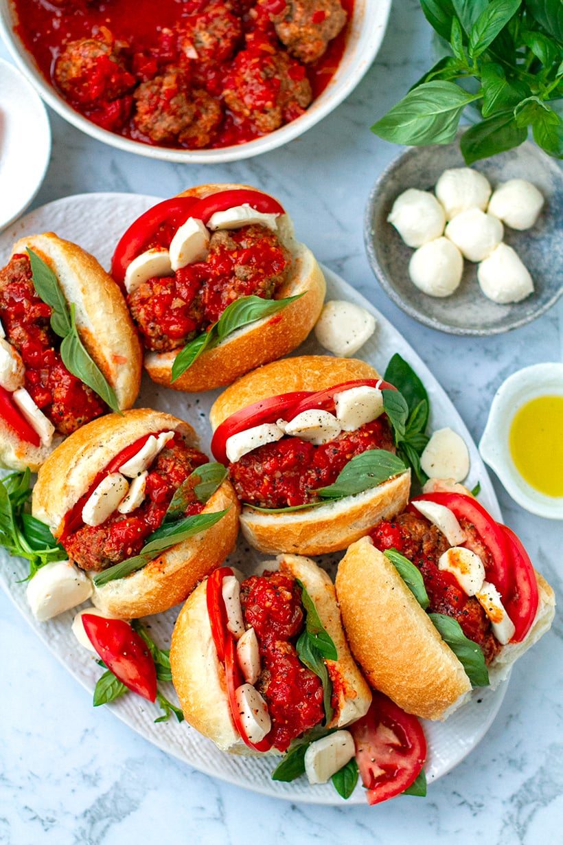 Italian Meatballs (Great In Sandwiches)