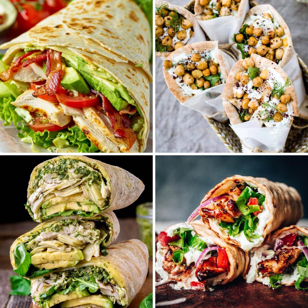 Healthy Chicken Wrap Recipes