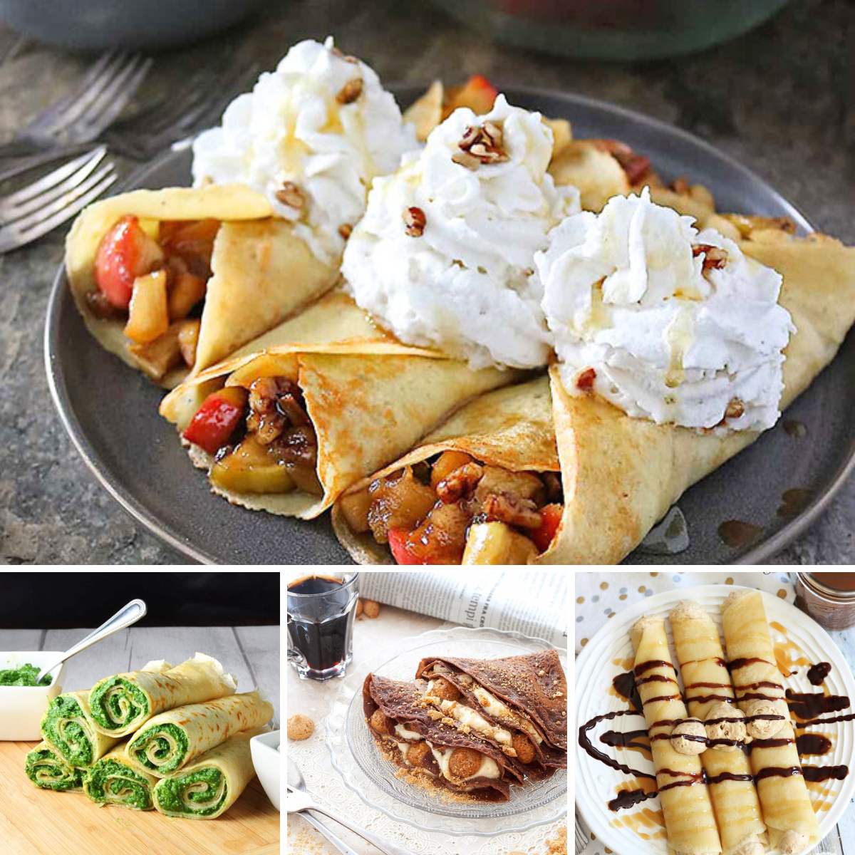 Sweet & Savory Crepe-Filling Ideas