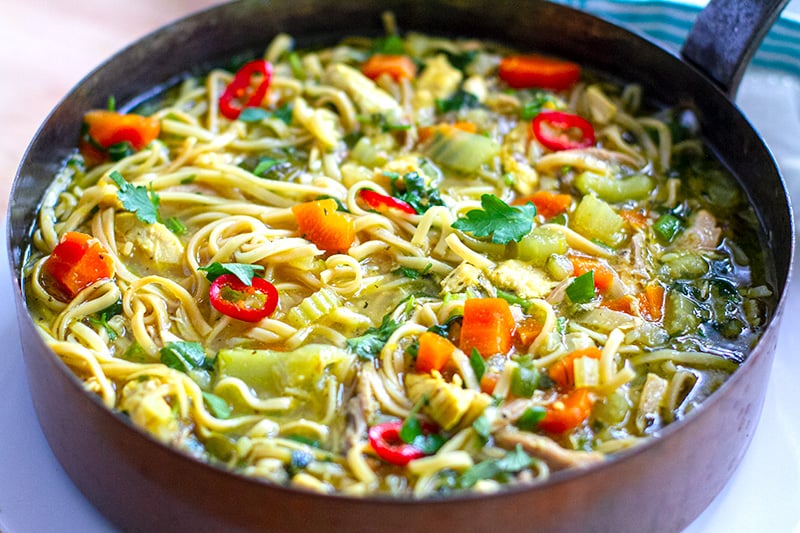 instant pot chicken noodle soup