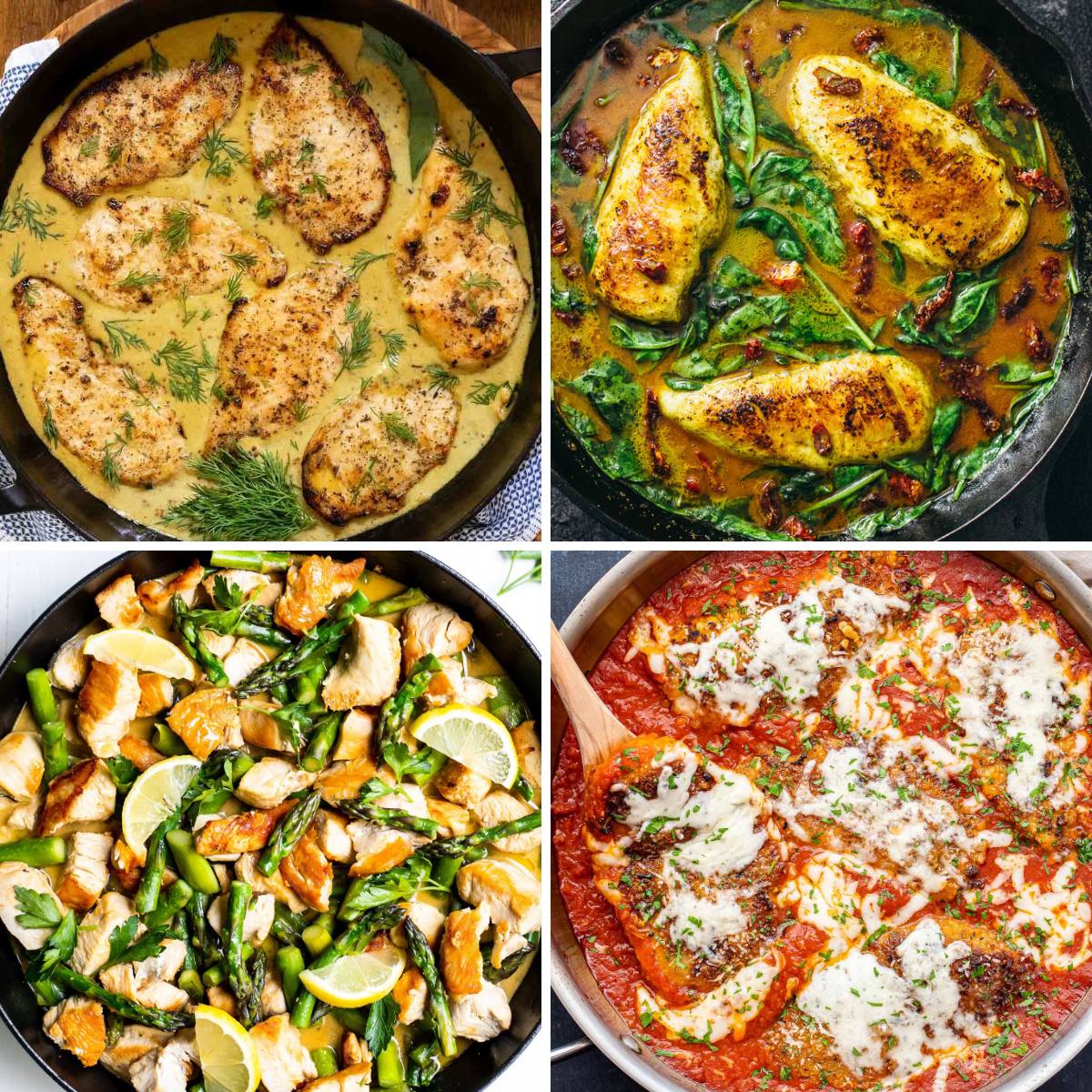 31 Skillet Chicken Recipes