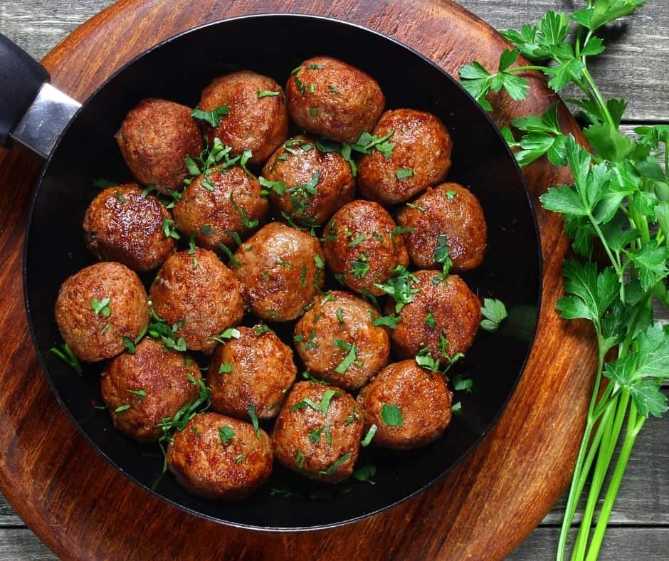 Honey Garlic BBQ Meatballs (from Fork To Spoon)