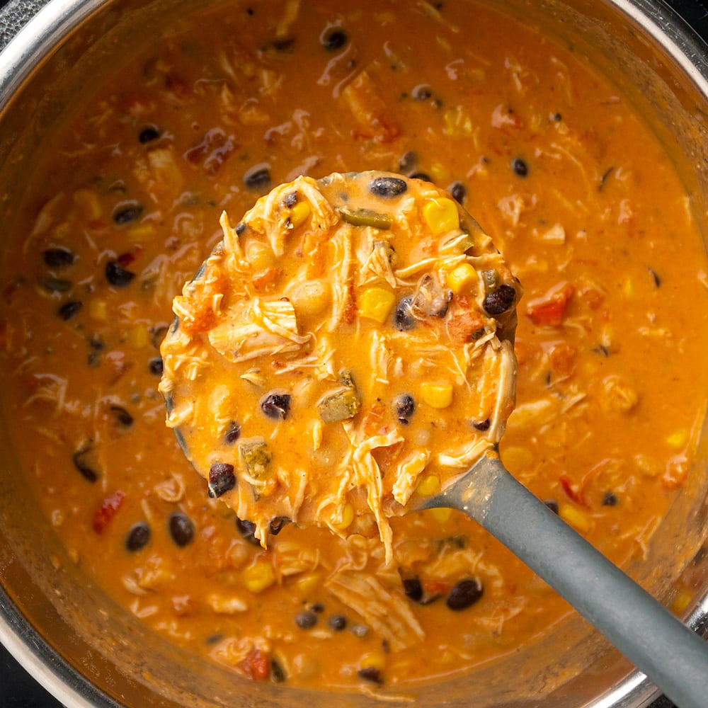 Instant Pot Creamy Chicken Taco Chili