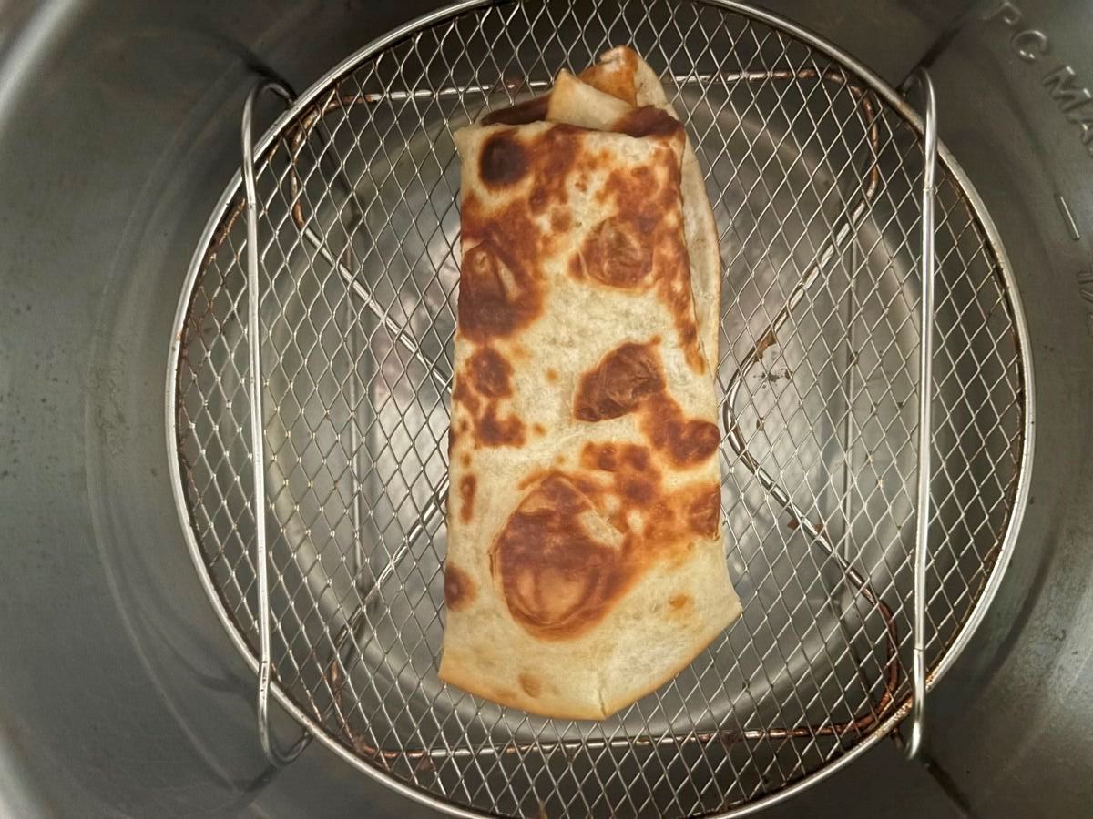 How to reheat a burrito in an Air Fryer?
