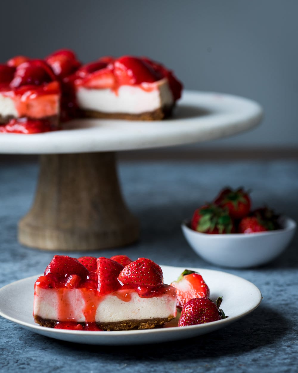 Vegan Instant Pot Cheesecake