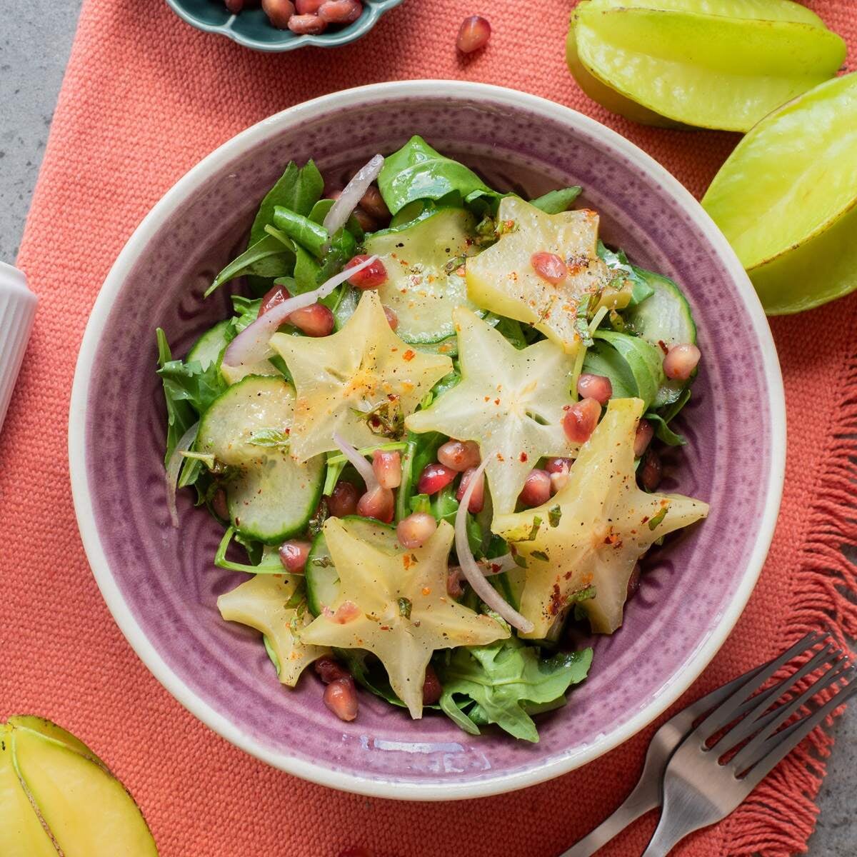 Tropical Star Fruit Salad