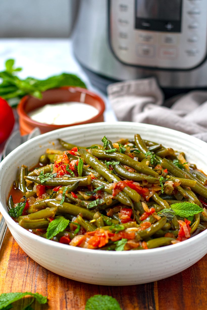 Instant Pot braised green beans