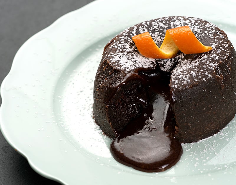 Instant Pot Chocolate Orange Lava Cake