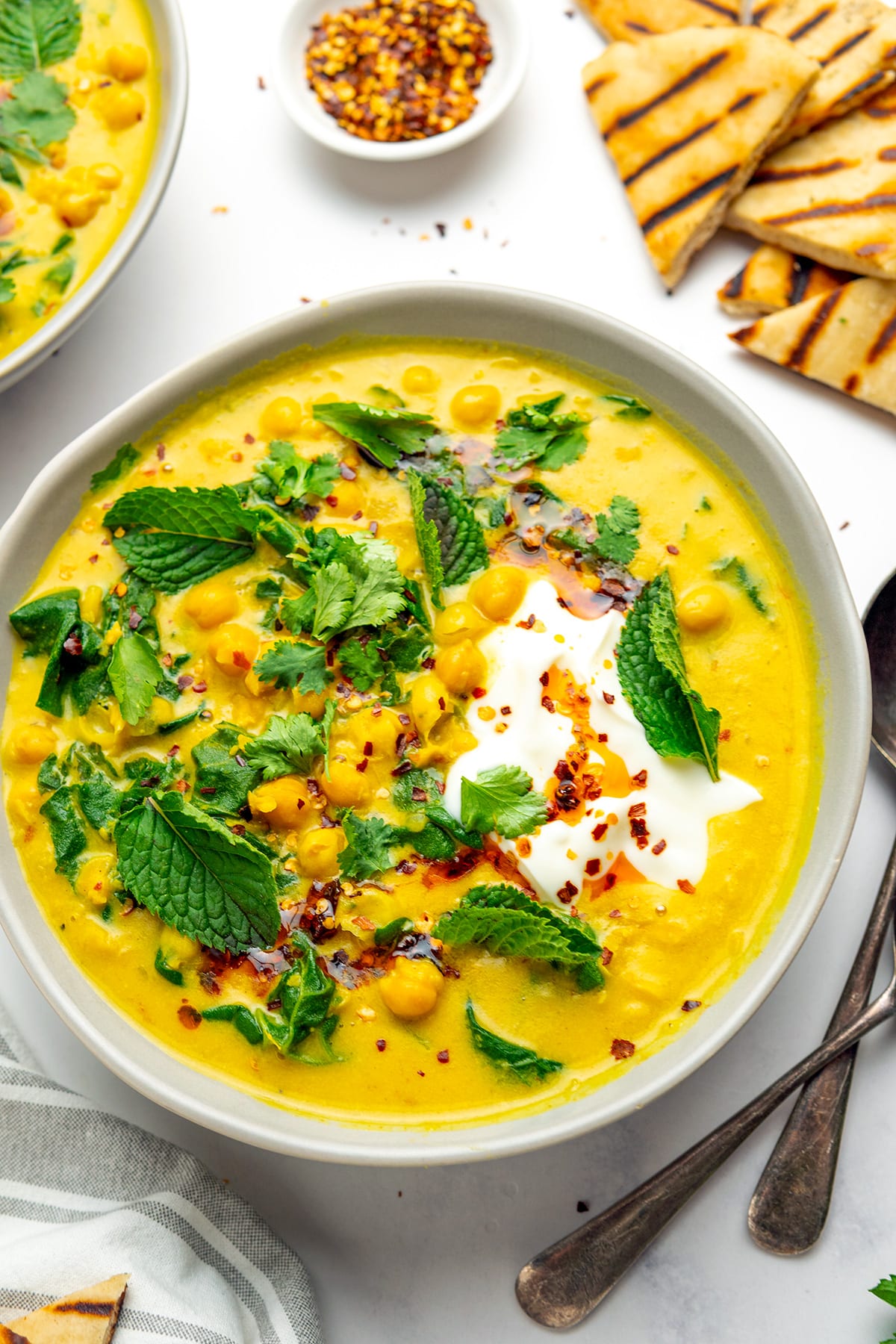 Instant Pot Turmeric Coconut Chickpea Stew