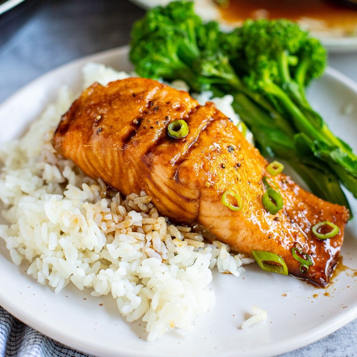 Air Fryer Teriyaki Salmon