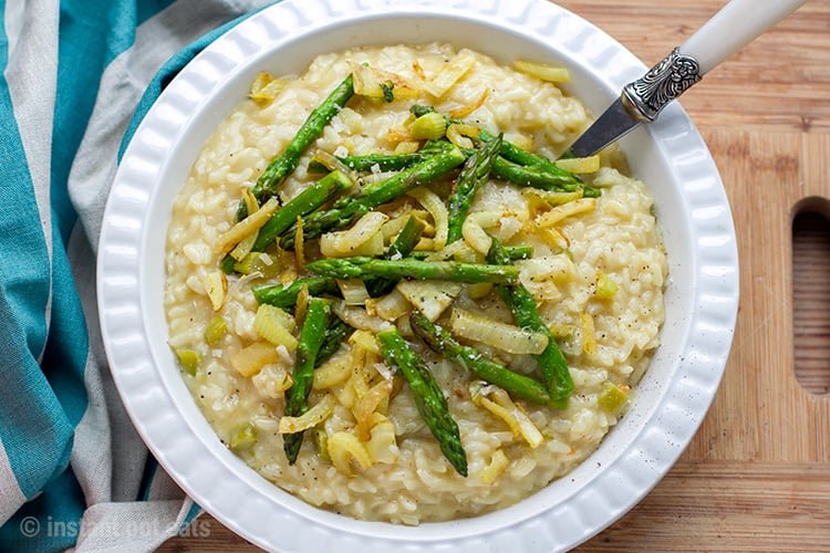Instant Pot Asparagus Risotto