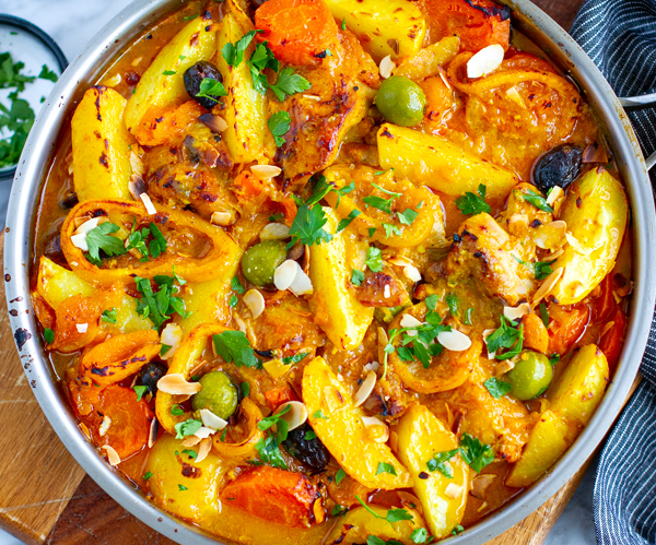 Instant Pot Moroccan chicken stew 