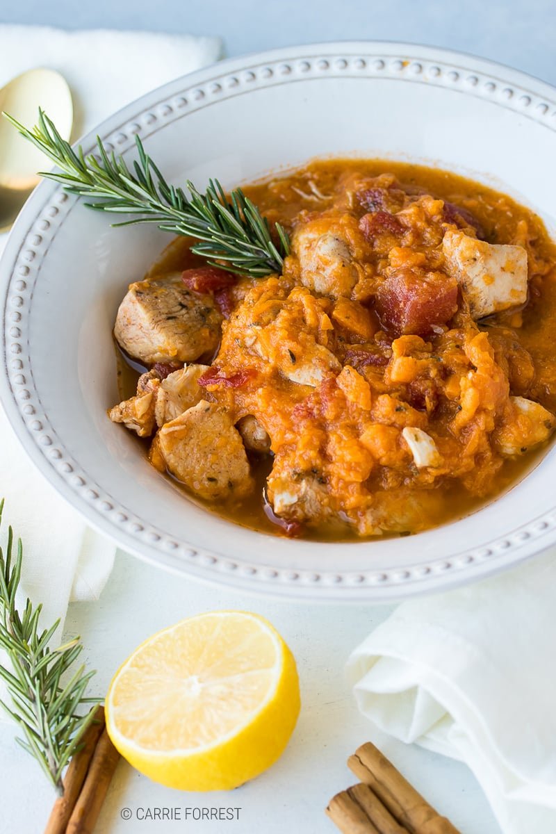 Instant Pot Chicken & Sweet Potatoes Stew