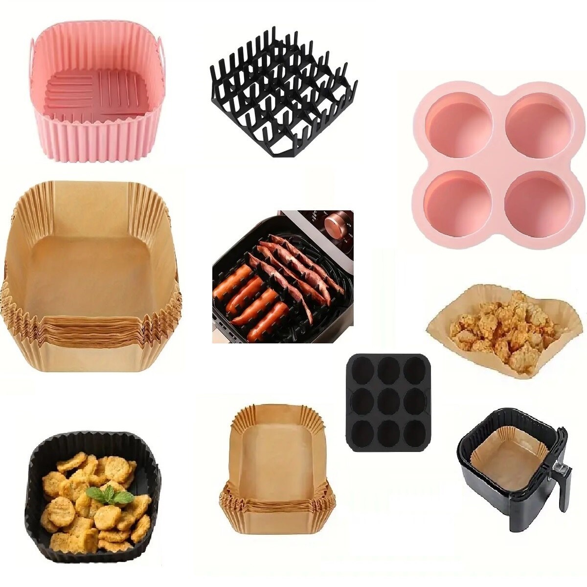 Silicone vs parchment paper for air fryer?