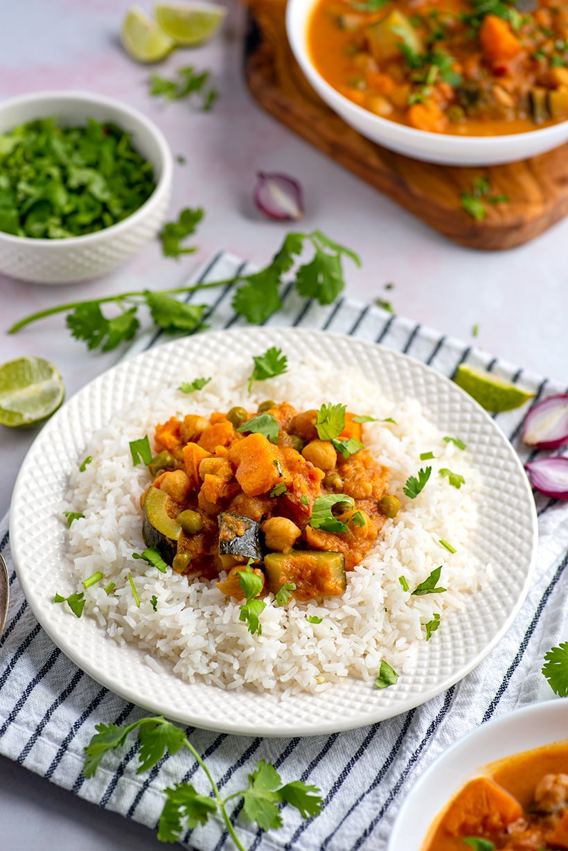 Tikka Masala With Chickpeas & Sweet Potatoes