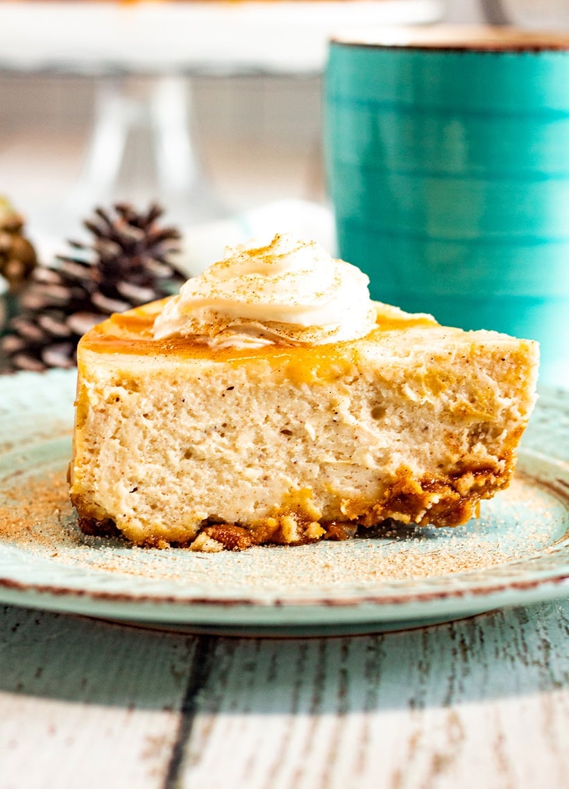 Instant Pot Eggnog Cheesecake 