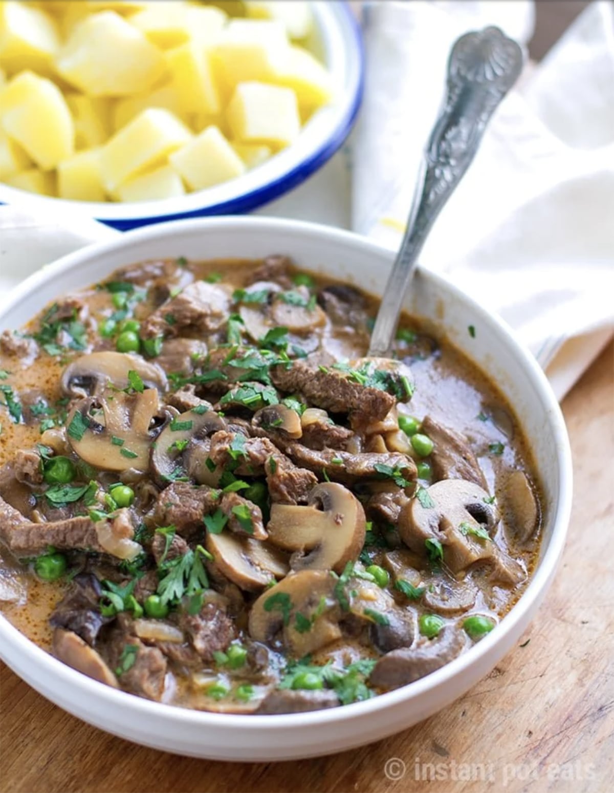 Instant Pot Beef Stroganoff 