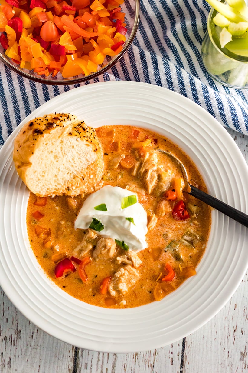 Creamy Buffalo Chicken Soup