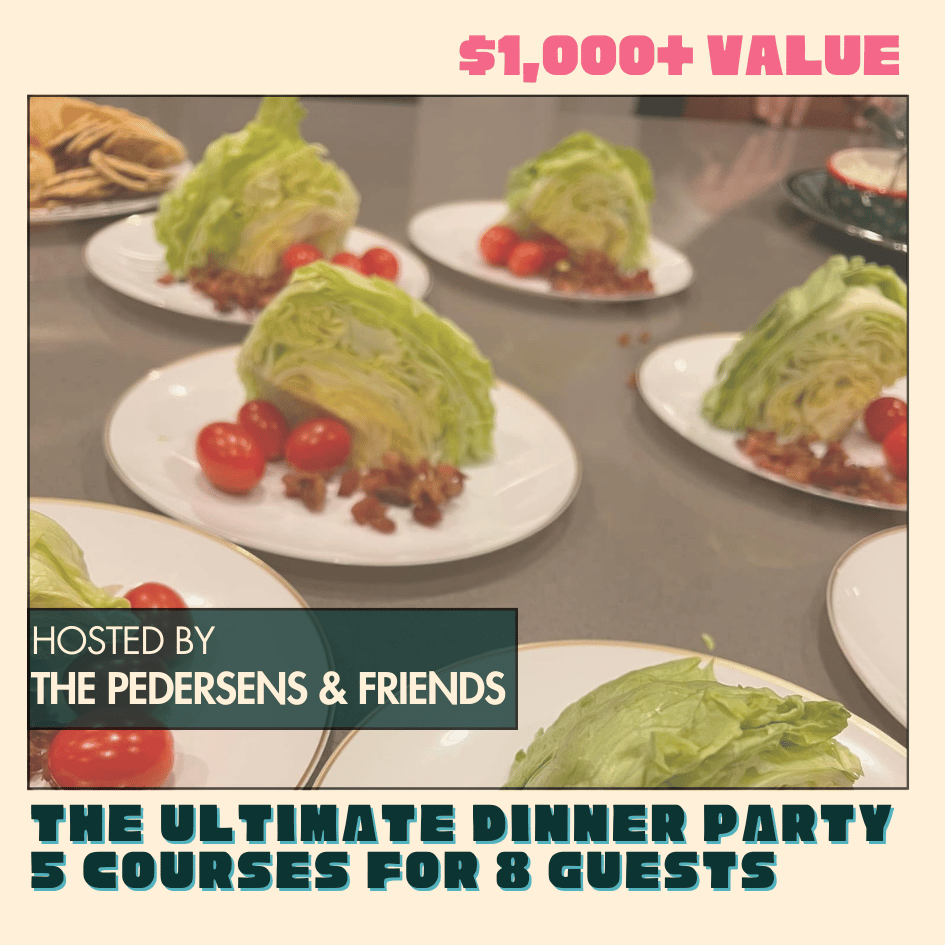 5 course dinner party for 8