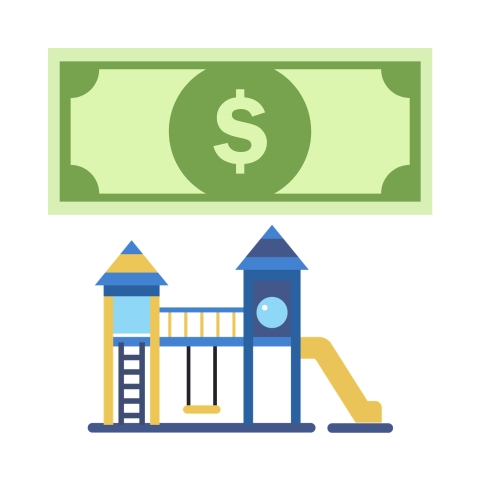 Donation icon representing playground updates