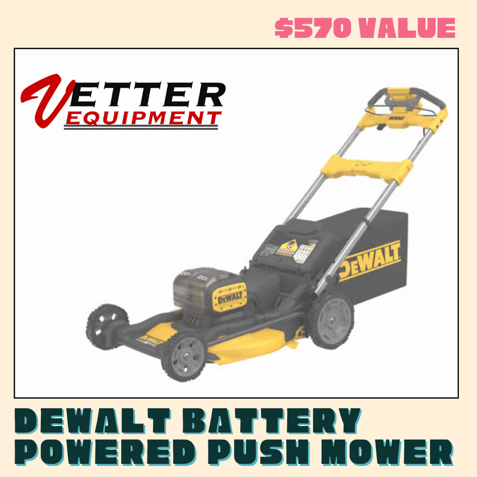 DeWalt battery powered mower